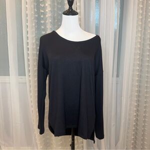 Banana Republic Black Long Sleeve Top